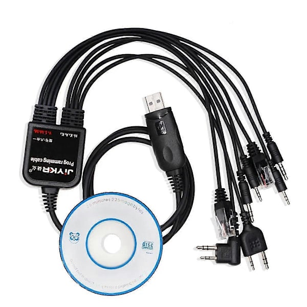 USB-ohjelmointijohto AXU4100 Icom Walkie Talkie -radiolle, auton radiolle ja CD-ohjelmistolle