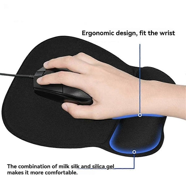 Tangentbord Musmatta handledsband Musmatta med handledsskydd Musmatta för bärbar dator Nej