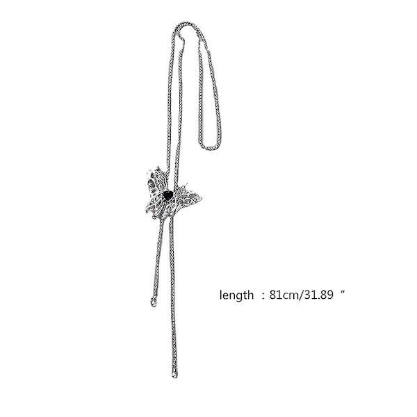Säädettävä ketju musta zirkonia hyönteinen choker kaulakorut naisille juhla korut