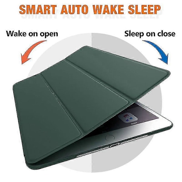 Skyddande Fodral Läder Smart Case Cover För Apple Ipad 7:e 8:e 9:e 10.2 Tum