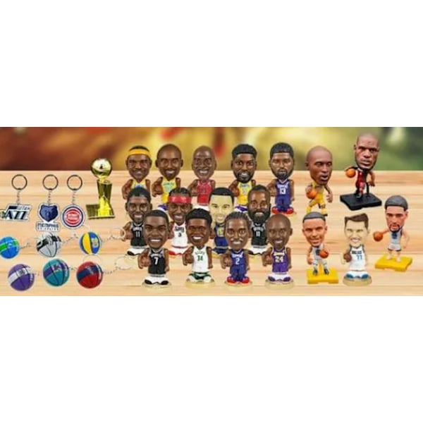 Adventskalender Jul 2024 - NBA Adventskalender 24 Dører, James, Kobe, etc. Rutete Gaver