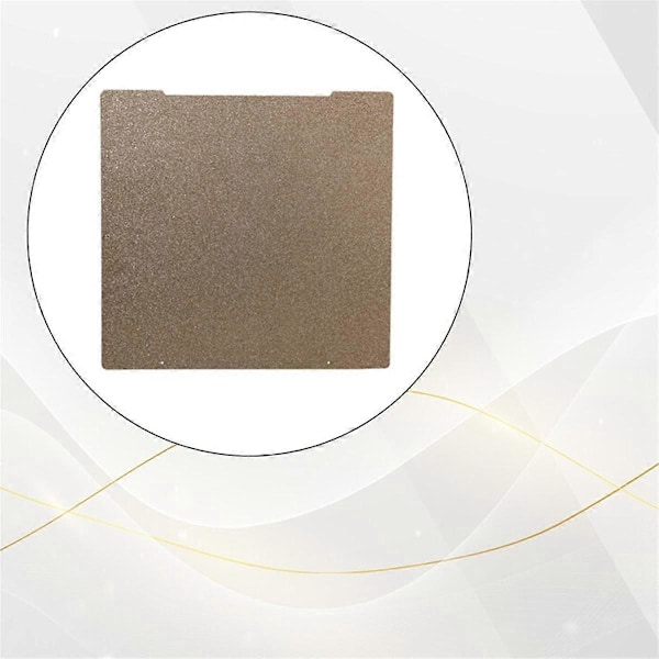 Byggplatta PEI-ark 241x254MM Dubbelsidig Fjäderstålplåt för Prusa I3 MK3/MK3S/MK4 3D-skrivartillbehör