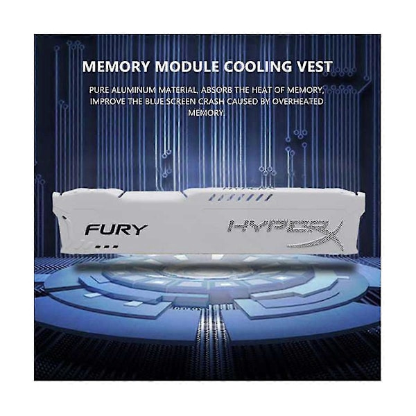 RAM-jäähdytyselementti DDR3-muistille - Jäähdytyselementti pöytätietokoneen muistitikkuille DDR2 DDR3