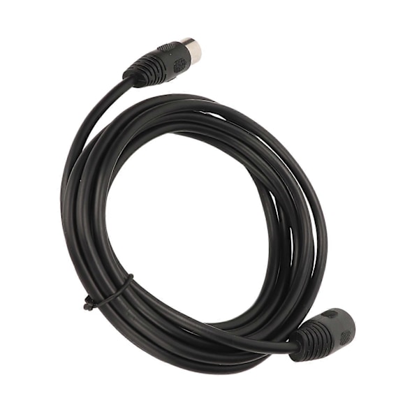 4-polet DIN-stikkabel 3 meter / 9,8 fod 4-polet DIN-han til hun-stikadapterkabel til bil-AV-udstyr, skønhedsudstyr
