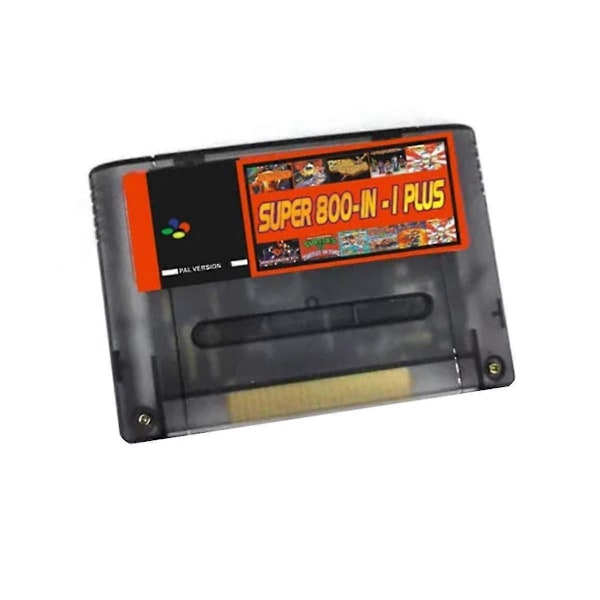 DIY Super 800 i 1 Plus Spillkort kompatibelt med 16-bitts spillkonsoll Spillstøtte Alle USA/EUR/Japan