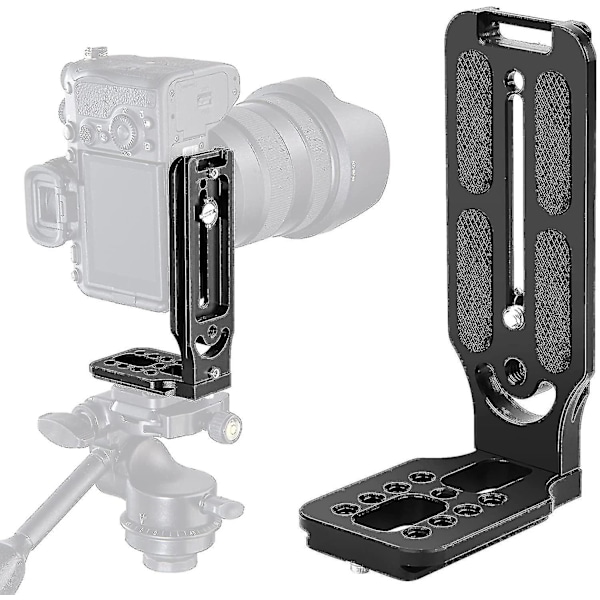 DSLR-kamera L-fäste Stativ Snabbkopplingsplatta för Canon Nikon Sony Dji Osmo Ronin Zhiyun Stabilisator