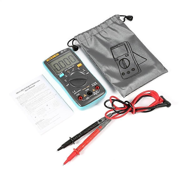 Digital Multimeter Måleinstrument AC/DC Amperemeter Voltmeter Bærbar Måler (RM101)
