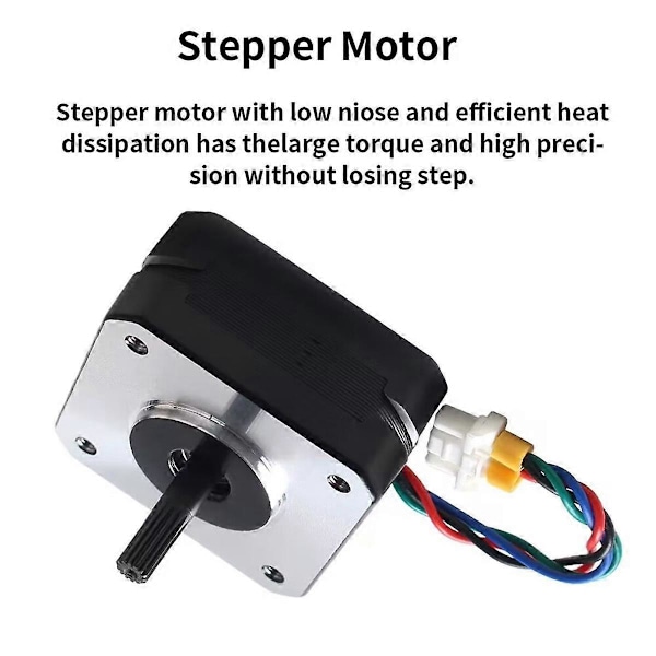 För Prusa MK4 Steppermotor E-axel Extruder 40-20mm Högtemperaturbeständiga Motorer för MK4 3D P