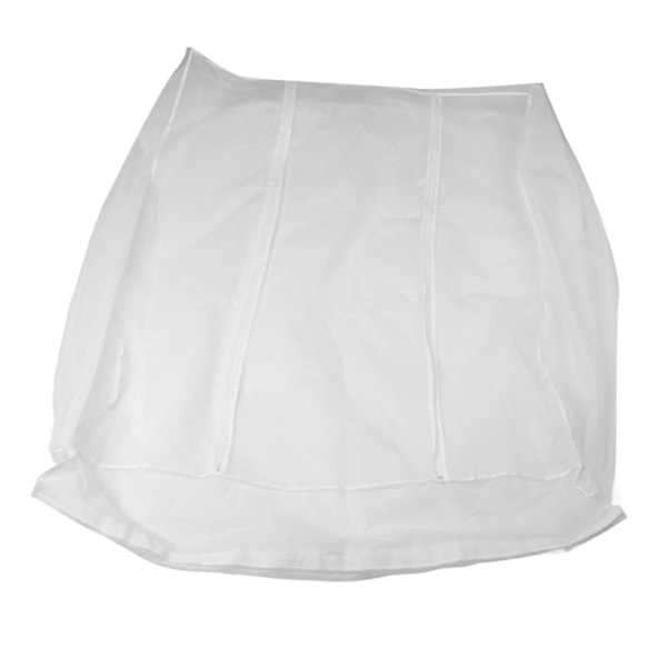 Super Stor Transparent 3D-Dragkedja Kläd Dammskydd Garderob Förvaringsväska Vattentät Dammsäker Kostym Kappa Skydd 120x100x50cm