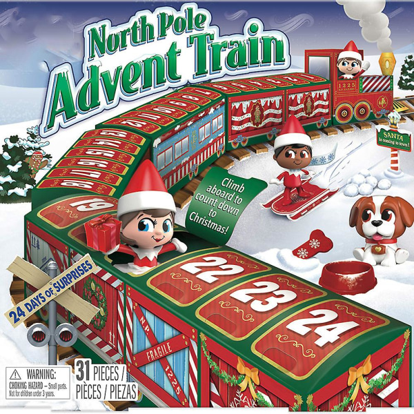 Train Surprise Kinderspielzeug – 24 Tage Countdown Calendar 2023 Blindbox – Weihnachtsgeschenk