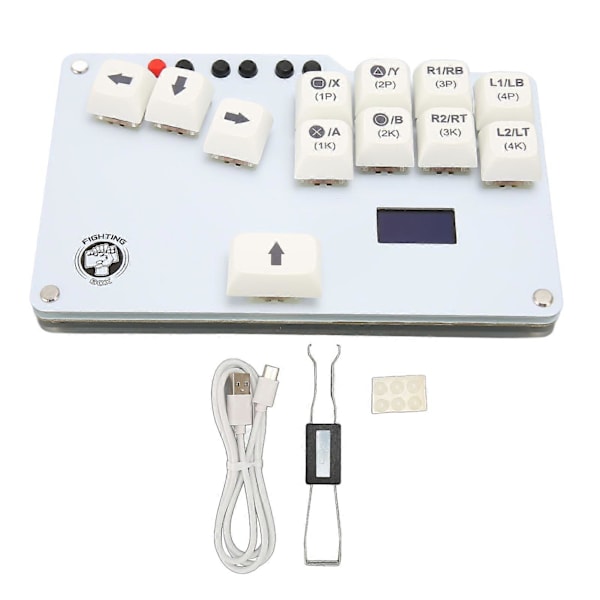 Taistelupeli-näppäimistö Hitbox WASD GP2040 CE Fightstick Arcade Fight Stickille Cherry MX -kytkimellä PS3:lle