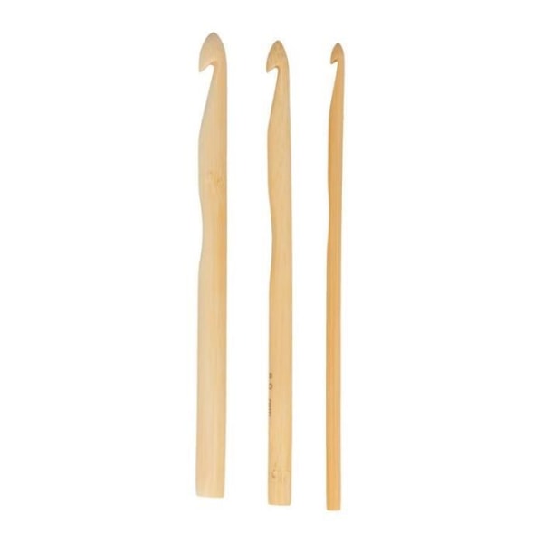 Sæt med 3 bambuskroge