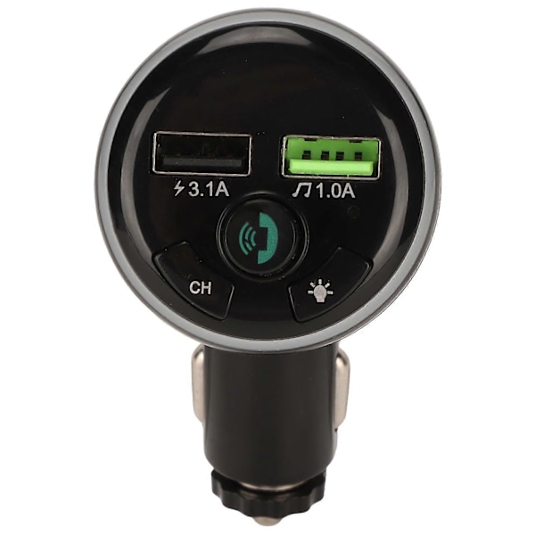 Bil Bluetooth FM-sender USB-datainterface Dimensionel Lyd Trådløs Sender til Bil F14