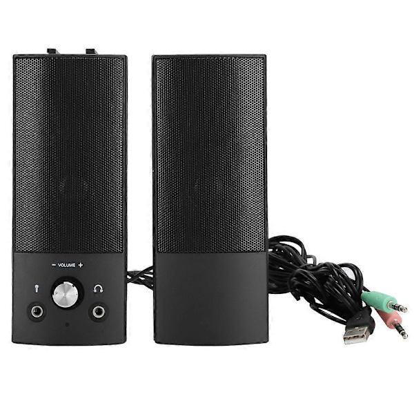 SADA V-117 Trådbunden Datorljud 3W Hemma Desktop Liten Högtalare Notebook Subwoofer för Surroundljud