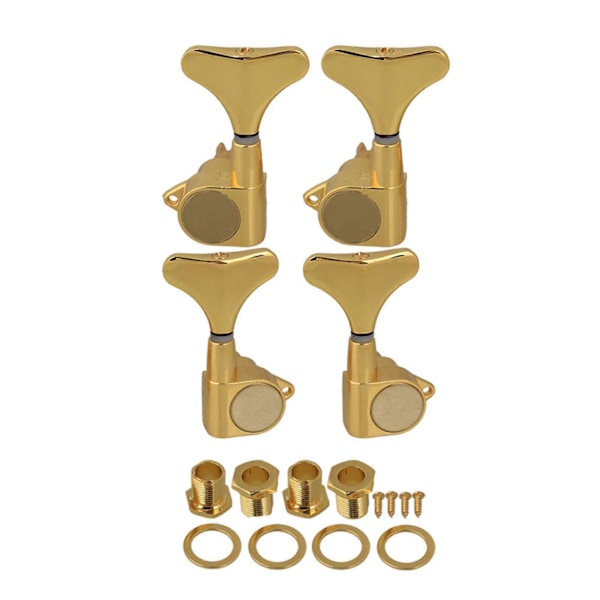 Gold Sealed Electric Bass Tuning Pegs Machine Heads 2r2l