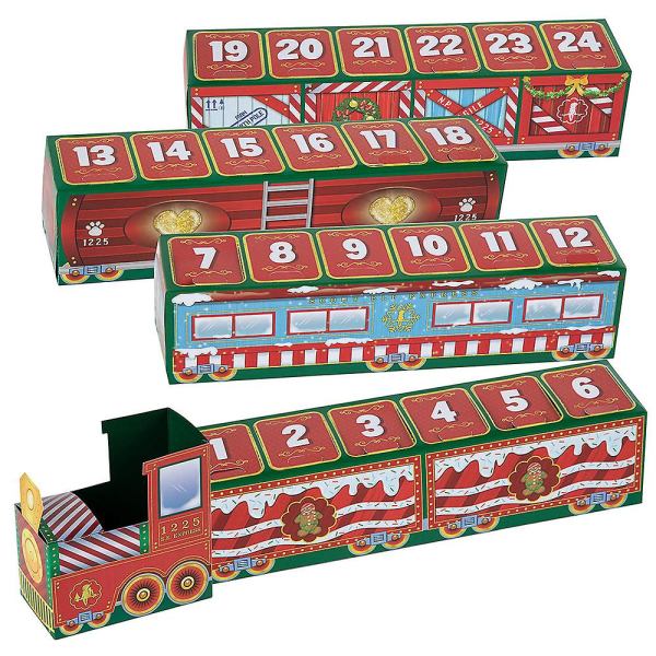 Train Surprise Kinderspielzeug – 24 Tage Countdown Calendar 2023 Blindbox – Weihnachtsgeschenk