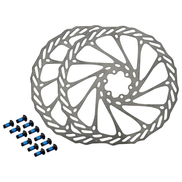 180mm G3 Bremse Skive Rotor Med 12 Skruer Til Mtb Cykel 2 Pakker