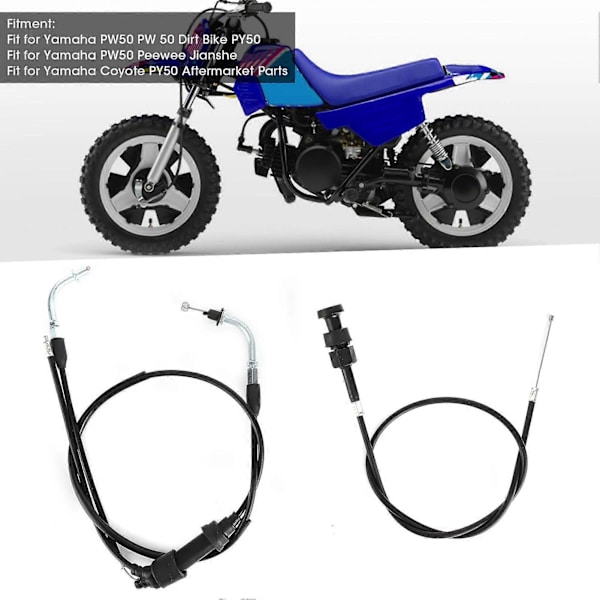 Chock och Gasvajertillbehör Passar Yamaha PW50 PW 50 Dirt Bike PY50