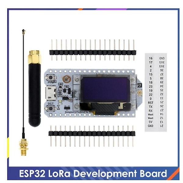SX1276 SX1278 ESP32 LoRa 868MHz/915MHz 0,96 tum Blå OLED-skärm Bluetooth WIFI-kit 32 Utveckling