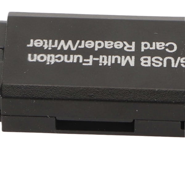 Minneskortsläsare Micro USB OTG USB Plug and Play Minneskortsläsare/skrivare för Windows för Android Telefon PC Svart