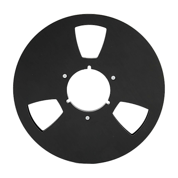 Tomt båndspolereplacement 10 tommer åpen spole opptakspole for Ampex Grand Master 456 lydspoler for 1/4 tommers bånd svart