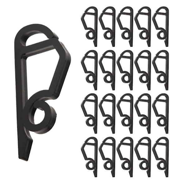 120 Pakk Julelys Klips Utenfor - Vanntett Julelys Hengere Takrenne Kroker for Chris