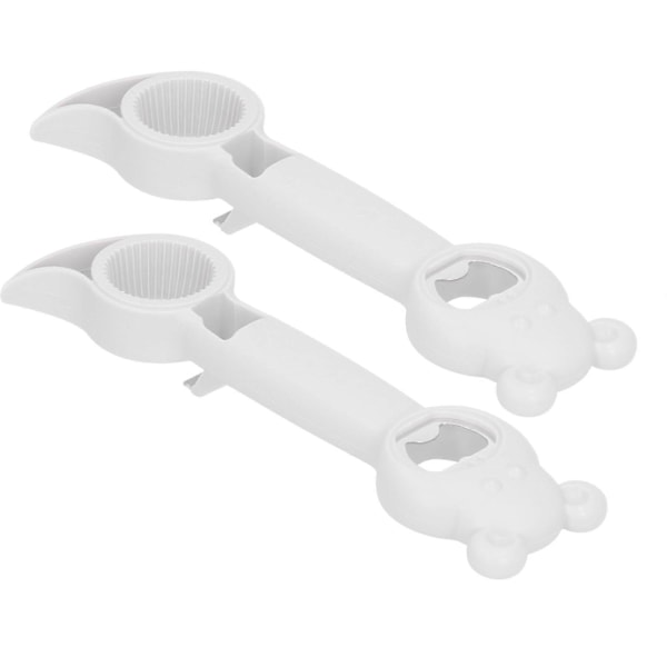 2-pack 4-i-1 Burköppnare Universell Bärbar Manuell Dryckflasköppnare