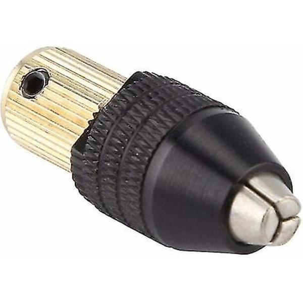 Mini Självspännande Chuck, Mini Borrchuck med Spännkapacitet 0.3-3.4mm (5MM Hål), Mini Spännhylsa c Borrtillbehör, för Motoraxel