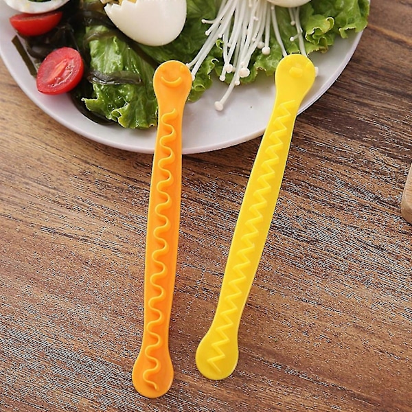 2 stk Fancy Cut Egg - Kokte Egg Kutter Husholdning Kokt Egg