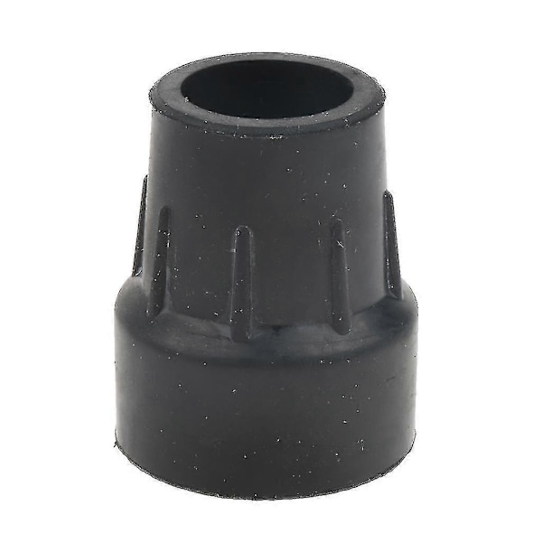 4 stk. 25 mm Gummi Vandrestavsspidser Vandrestav Ferrule Skridsikker Fodbeskyttelse