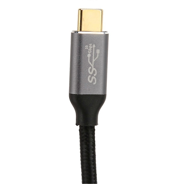 USB-C til 90 Graders USB-C Kabel 100W USB3.1 Gen2 10Gbps 4K 60Hz Højre Vinkel Type C til Type C Datakabel til Steam Deck 50cm / 19.7in