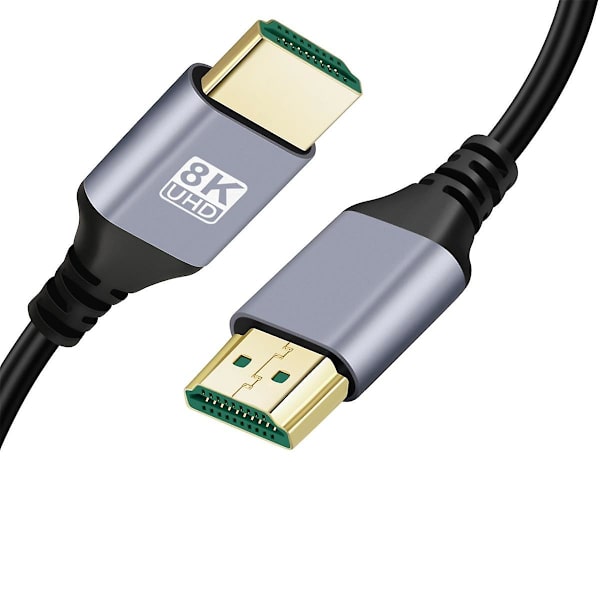 HDTV 2.1 8K Ultra HD-kabel - Kompatibel med 19+1 kärnor OD4.0 Ultratunn kabel Multifunktionell TV-dator