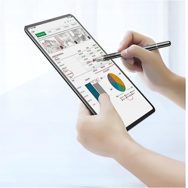 Baseus Stylus til Ipad Iphone Huawei Apple Air4/pro/mini5 Mobiltelefon Tablet Universal Sølv Hvid