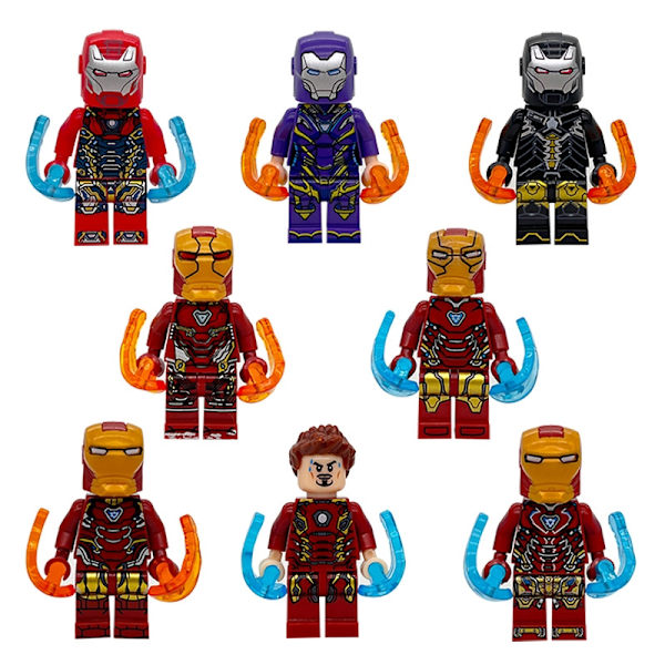 40 Stykker Avengers Minifigurer Byggeklodser Legetøj Actionfigurer Sæt til Børn Fans Fødselsdagsgaver