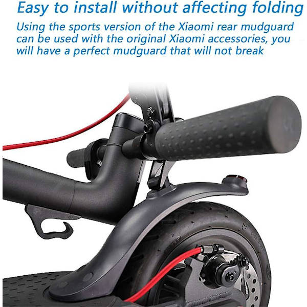 Scooter Bakskärm Mudguard Fäste - Xiaomi M365 / M365 Pro Ersättning (Utan Fäste)