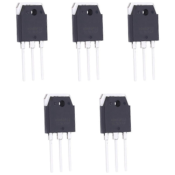 5 st 40N60FD2 SGT40N60FD2 SGT40N60FD2PN 40A 600V Transistor TO-3P - Hög Effektivitet & Snabb Växling