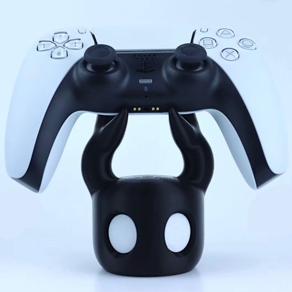 Universal Spillholder for Spillkontrollere Kompatibel med PS4/PS5/Switch Hollow Knight Tema Skrivebordsvisning Black