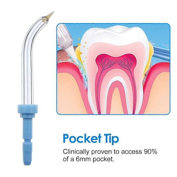 Vaihtokelpoiset Periodontal Pocket -suuttimet Waterpik-vesipesureille