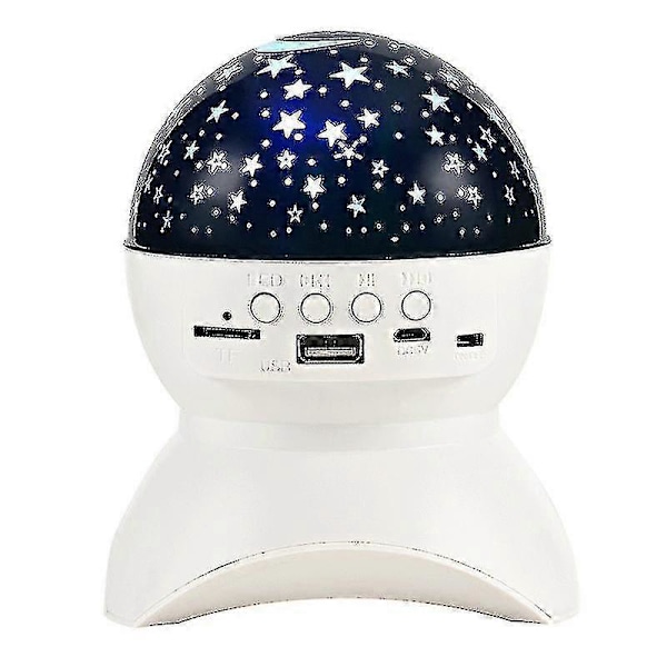Blythe Projektor Opladning Bluetooth Musik Roterende Måne Stjerne Natlampe