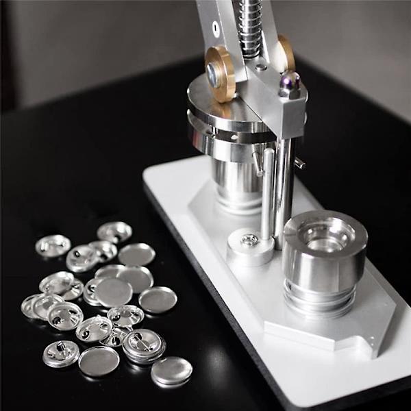 600 stk Blanke Knapper Tilbehør 25mm/1\" Bakknapper Nålsett Metallmerkedeler For Knapper Maskin
