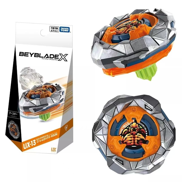 Beyblade Autentisk Takara Tomy Beyblade Burst X - UX-13 Golem Rock 1-60UN UX-13