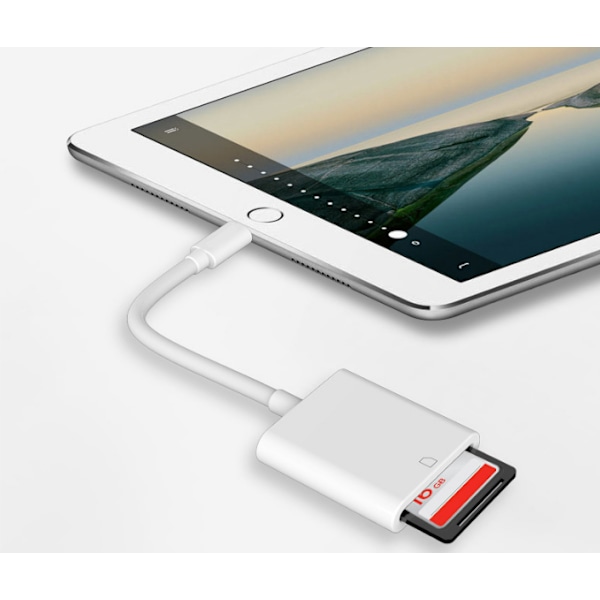 OTG-adapter SD-kort Micro multifunktionell kameraadapter konverteringskortläsare Dual port dual line