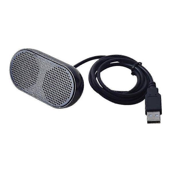 Usb Mini Speaker Computer Speaker Powered Stereo Multimedia Speaker For Notebook Laptop Pc(black)