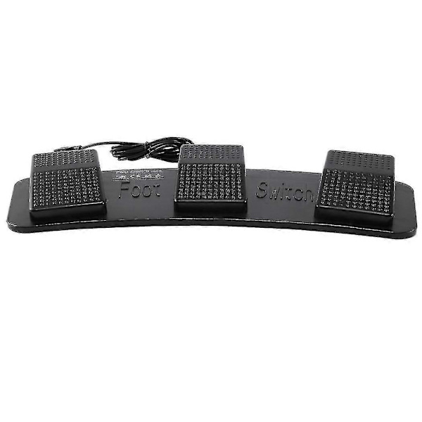 Fs3-p Usb Trippel Fotpedal Kontrolltangentbord Mus 3 Pedaler Simulera Vilken Tangent Som Helst På Tangentbord Com