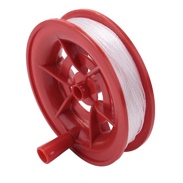 100M Twisted String Line Rød Hjul Dragespole