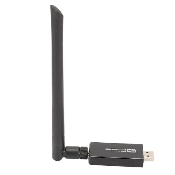 Langaton verkkokortti W50L 5DB RTL8812AU 1200M Dual Band USB 3.0 -liitäntä WiFi-sovitin Androidille ja Windowsille