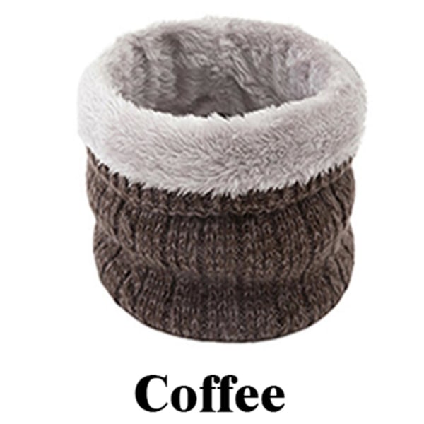 Komfortabelt varmt stilig halsskjerf Kaffe
