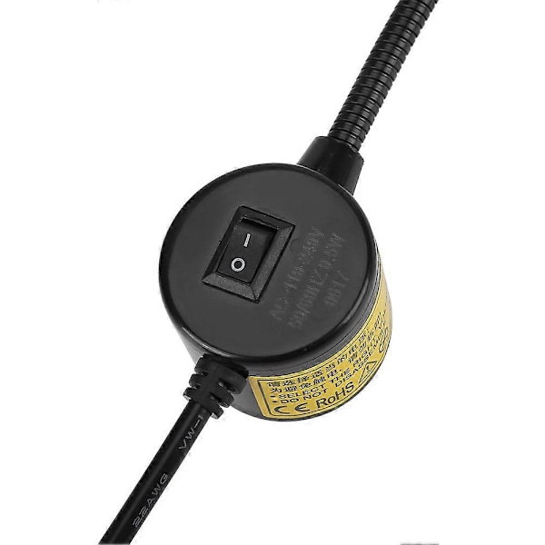LED-ompeluvalaisimet magneettisella kiinnitysjalustalla, ompelutarvikkeet (EU-pistoke 110-250V)