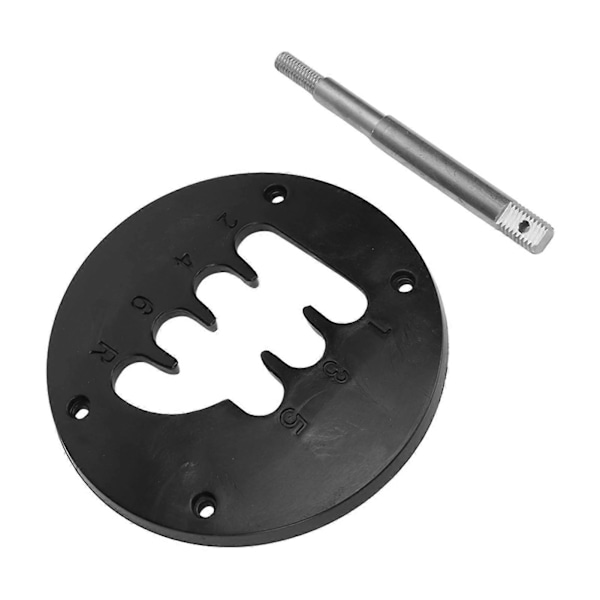Växelspaksplatta Mod Proffs Kort Växelspak Mellanplatta Mod med 95mm Spak för Thrustmaster TH8A Växeltillbehör