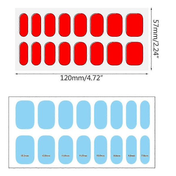 20 kpl Kynsilakka-tarroja - Gel-kynsilakka-tarrat